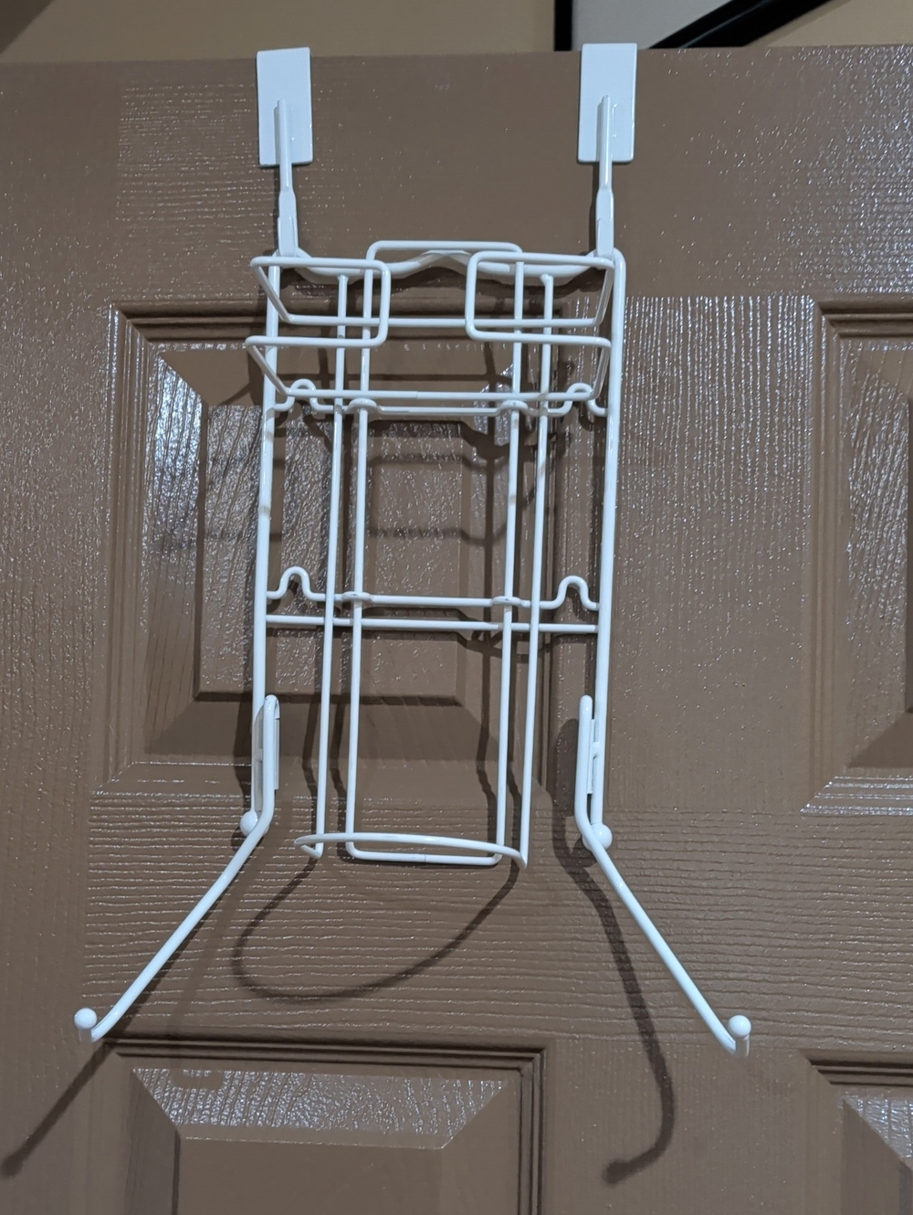 White Over-the-Door Shower Caddy Organizer